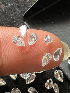 Diamante cultivado en laboratorio, forma de pera, 0.5 CT, estructurado para flujo comercial - Product Image 6