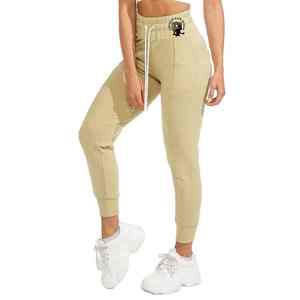 ชุดวอร์มกางเกงวิ่งสำหรับผู้หญิงโลโก้ตามสั่งสไตล์หน้าเรียบ - Product Image 1