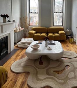 Alfombras de lana con mechones a máquina de tamaño personalizado | Diseño moderno reversible disponible en cualquier dimensión - Product Image 1