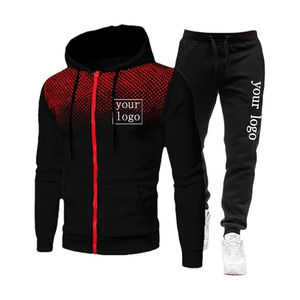 Conjunto Deportivo de 2 Piezas Personalizable para Hombre 2025, Transpirable, Ligero, Informal, con Dobladillo Dividido, Logotipo, Talla Grande, para Correr, Estampado Sólido, Invierno - Product Image 6
