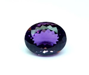 พลอยอเมทิสต์สุดพิเศษหินอเมทิสต์เจียระไนเหลี่ยมเพชรพลอยรูปวงรีทรงรีที่มีค่าหลวมเหมาะสำหรับการทำเครื่องประดับ - Product Image 3