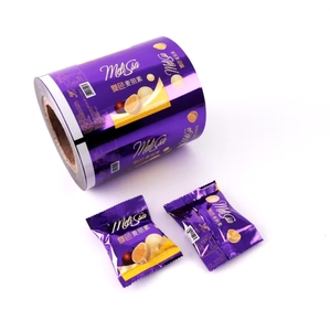 ฟิล์มห่อขนมแบบม้วน โฮโลแกรม เงา นุ่ม ได้รับอนุญาตจากโรงงาน ขนาดกว้าง 30/50 ซม. กันความชื้น สำหรับคุกกี้ เยลลี่ เส้นก๋วยเตี๋ยว มันฝรั่งทอด - Product Image 6