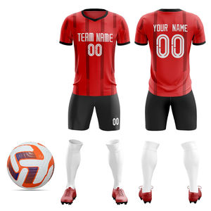 Kit de uniforme de fútbol de nuevo diseño de alta calidad 100% poliéster Kit de uniforme de fútbol hecho a medida para la venta en línea - Product Image 1