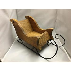 Trineos de madera de Teel para mesa de vacaciones, cesta de trineos para Festival en casa, decoración interior y exterior, cantidad a granel - Product Image 1