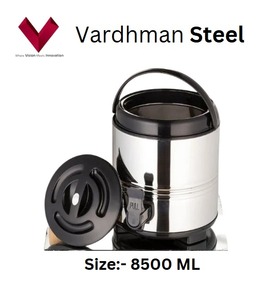 Logo personnalisé, grande carafe de camping de 8,5 L, incassable, sans BPA, bouton-poussoir, seau à glace chaud/froid, thermos, carafe à eau isolée - Product Image 4