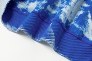 Sweat à capuche unisexe de qualité supérieure avec poche kangourou, logo personnalisé, coton et polaire, tie-dye, style streetwear - Product Image 5