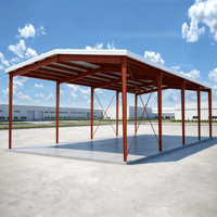 Bâtiment d'entrepôt préfabriqué en structure métallique à faible coût, kits de construction préfabriqués