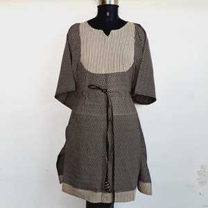 Caftán de una pieza Floral con cuello en V para mujer de talla libre, cómodo algodón ecológico, Sexy, vegetal, Paisley, Ajrakh, estampado, ropa de playa - Product Image 1