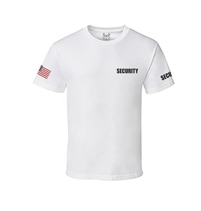 Camisa de uniforme de guardia de seguridad blanca de alta calidad, camiseta de seguridad de fábrica de nuevo estilo con logotipo personalizado de manga corta Unisex para verano - Product Image 1