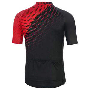 Maillot de cyclisme de qualité supérieure pour le vélo de route et le VTT, conçu avec un tissu léger et respirant pour une performance tout au long de la journée - Product Image 2