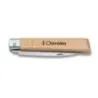 Coltello con punta in acciaio inox 88mm con manico in legno 101mm (3 Claveles 01753) - Product Image 3