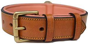 Collar de cuero artesanal Forge Paw, duradero, de lujo, clásico, personalizable de Divine International - Product Image 2