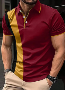 Polo d'été décontracté à manches courtes pour hommes Impression personnalisée Logo Design Fashion Sports Chemise de golf pour hommes - Product Image 2