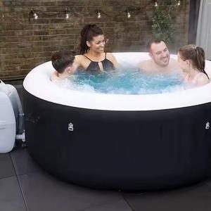 The Promo Miami Airjet Inflatable Hot <b>Tub</b> Model 2-4 Person <b>Spa</b> <b>Tub</b> Material 42 Jets Whirlpool 5-Year - Product Image 2