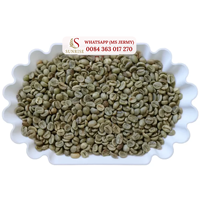 Arabica Kaffeebohnen 18 Gewaschene Grüne Kaffeebohnen, Café Bohnen, Produkte aus Vietnam, 60kg Jutesack, Jermy 0084 363 017 270