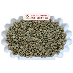 아라비카 커피 콩 18 세척 녹색 커피 콩 카페 콩 제품 베트남 60kg 황마 가방 저미 0084 363 017 270