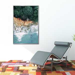 Cadre photo en aluminium argenté 61 x 91,5 cm, cadre métallique pour affiche, pour une utilisation décorative à la maison - Product Image 3