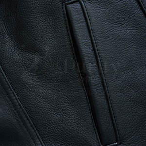 Chalecos de Cuero Casuales de Invierno 2025, Transpirables, Personalizados, de Buena Calidad, con Botones, Ropa Exterior Sólida - Product Image 4