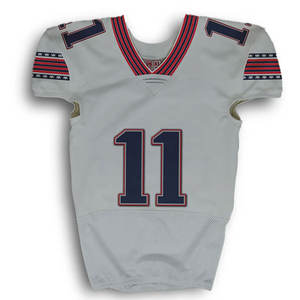 Jersey de Fútbol Americano Sublimado Personalizado 2025, Uniforme Transpirable 100% Poliéster, Mangas Cortas, Tallas Grandes, Protección UV - Product Image 5