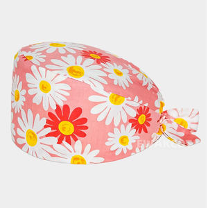 Gorro Quirúrgico para Mujer, Elástico, Cómodo, con Forro de Satén, Gorro Médico de Hospital con Diseño de Logotipo y Banda Absorbente - Product Image 2