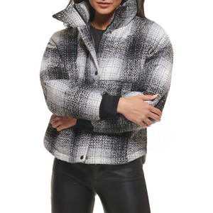 Wholesales Price <b>Women</b> Winter Short Padded Puffer <b>Coats</b> Jackets Outwear Thick Padding Puffer Jackets - Product Image 5