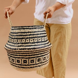 ตะกร้าหญ้าทะเลสำหรับตกแต่งตะกร้าหญ้าทะเลสำหรับใส่ในบ้าน - Product Image 2