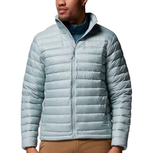2025 Hot Sales Winter Warm Fashion Collar Bubble <b>Puffer</b> <b>Jackets</b> Outdoor Coat Comfortable <b>White</b> Duck Down <b>Jackets</b> for <b>Men</b> - Product Image 1