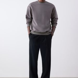 Classic Quality Streetwear Casual Solid Color Long Sleeve Spring Size 6XL Made From Fleece <b>Fabric</b> - Product Image 6