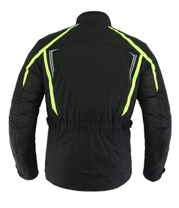 Diseñado al por mayor marca hombres montar carreras motocicleta chaqueta de alta calidad 100% TEXTIL moto hombres carreras chaquetas - Product Image 6