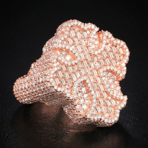 Pass Diamond Tester VVS Lab Grown Diamond <b>Cross</b> <b>Ring</b> 925 Sterling <b>Silver</b> Iced Out Hip Hop Custom Jewelry for Womens - Product Image 4