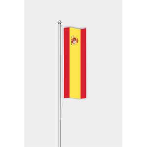 Personnalisé # Poteau en aluminium #   Drapeau fanion avec # Impression numérique #   pour # Espagne # - # Coton, nylon, plastique # - # Logo personnalisé # - # Matériel textile # - Product Image 1