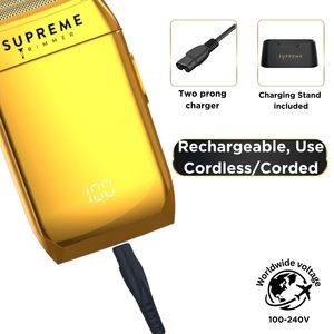 Afeitadora Eléctrica de Doble Lámina IPX7 a Prueba de Agua para Hombres, Inalámbrica USB y con Cable, para Uso en Seco/Húmedo en Cara y Cuerpo - Product Image 6