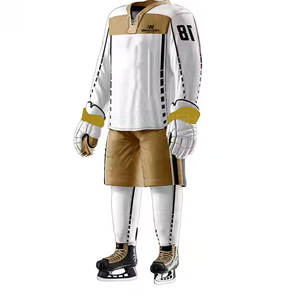 Uniforme de hockey sur glace de conception sur mesure de meilleure qualité vêtements d'entraînement uniforme de hockey sur glace 100% polyester à bas prix en gros - Product Image 2