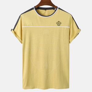 Fabricante de Pakistán, camiseta de tela cómoda para hombre, Camiseta de algodón 100% de Color personalizado informal de estilo personalizado - Product Image 1