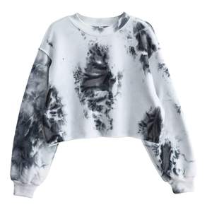 Ropa de calle para mujer 100% algodón Tie-Dye camisetas personalizadas verano Casual mujeres TIE DIE CROP TOP JERSEY - Product Image 3