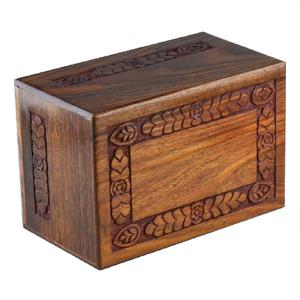 Hand Carved Wooden <b>Urn</b> Box <b>for</b> Pet <b>Ashes</b> Wood Cremation <b>Urns</b> Rosewood <b>Urns</b> <b>for</b> Cat and <b>Dog</b> <b>Ashes</b> - Product Image 5