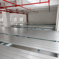 Plancher en acier |   Dalle composite facile à installer pour projet de stade |   Plancher métallique fiable pour la structure de bâtiments commerciaux