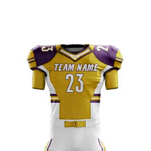 Uniforme de football américain imprimé par sublimation, fabriqué professionnellement, nouveau design 2026, disponible dans toutes les tailles - Product Image 4