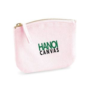 กระเป๋าเครื่องสำอางผ้าแคนวาสสำหรับเดินทางแบบมีซิปมีตัวอักษรที่กำหนดเอง100% เป็นมิตรต่อสิ่งแวดล้อมแบบเวียดนาม - Product Image 3