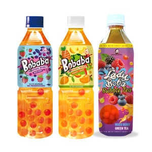 Madam Hong Passion Fruit + Lychee 500ml Botella de plástico PET profesional para refrescos Bubble Tea Juice - Product Image 1