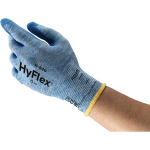 ANNIEL HyFlex 11-920 Gants bleus Taille 8 EN 388 Catégorie II EPI Gants de jardin et équipement de protection Pack de 12 - Product Image 1