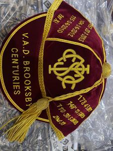 Meilleures casquettes Rugby Traditional Honours, casquette Baggy Cricket avec tresse et pompon en argent - Product Image 5