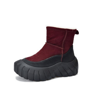 รองเท้าบูทผู้หญิงสูงถึงเข่าสำหรับแฟชั่นฤดูหนาว รองเท้าบูทหนังเหนือเข่าส้นหนาสำหรับงานปาร์ตี้ สำนักงาน และสวมใส่ลำลอง - Product Image 4