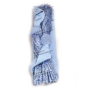 Ceintures et ceintures brodées de cérémonie OEM Ceinture d'uniforme bleue faite à la main avec décoration en dentelle et glands vente en gros - Product Image 2