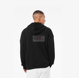 Sweats à capuche unisexe en polaire avec fermeture éclair, conçus sur mesure, fabriqués avec les logos souhaités - Product Image 3