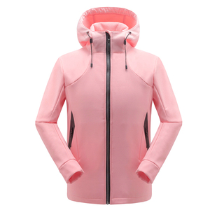 Unisex Custom 2025 Winter Windbreaker <b>Soft</b> <b>Shell</b> Nylon Gym Outdoor Sportswear Varsity Zip <b>Hood</b> Water Resistant Print Fleece - Product Image 4