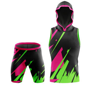 Uniforme de Fútbol Americano Personalizado de Fábrica al por Mayor para Hombre, Uniforme de Fútbol Americano 7V7 para Adultos con Bandera Estadounidense, 100% Poliéster Antibacteriano - Product Image 4