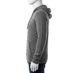 Sweat à capuche respirant en tricot pour homme, tissu en coton et polyester, doux, chaud, décontracté, sport, usage quotidien, vente en gros, export - Product Image 4