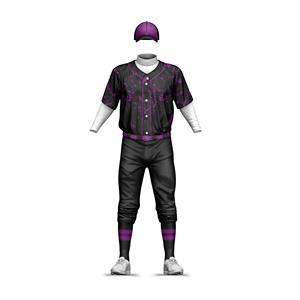 Uniforme de béisbol masculino de poliéster 100% de fabricante al por mayor, ropa deportiva transpirable con logotipo personalizado impreso, servicio OEM - Product Image 1