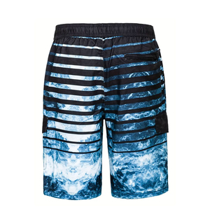 Shorts de course pour hommes en polyester/coton, conception OEM, personnalisés en usine, respirants, séchage rapide, collection été, taille élastique - Product Image 3